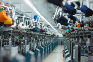 automação na produção têxtil